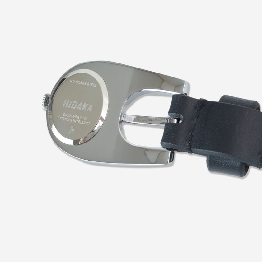 【残り一点】Buckle Watch Belt(BLACK×SILVER)