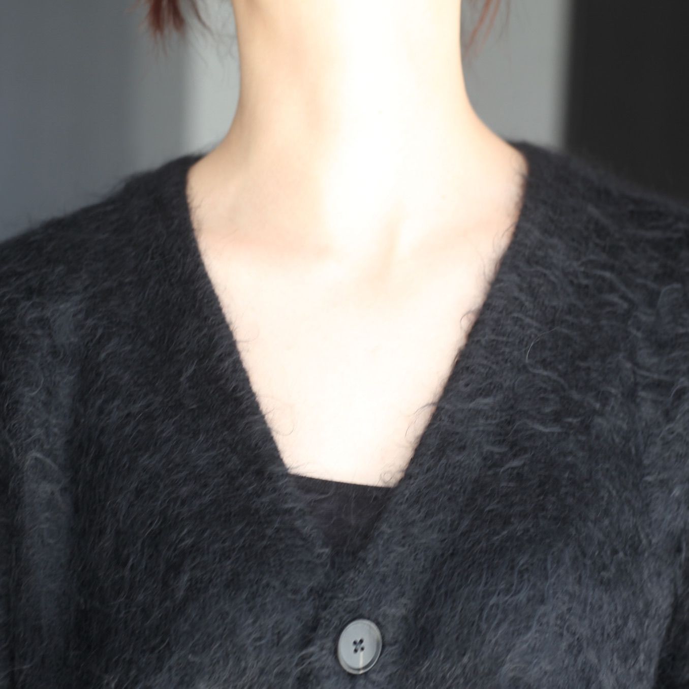 ssstein - 【残りわずか】Kid Mohair Knit V Neck Cardigan