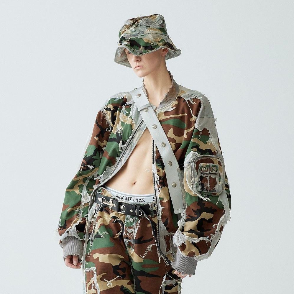 Thug Club - 【残りわずか】Clouded Bio Army Messenger Bag