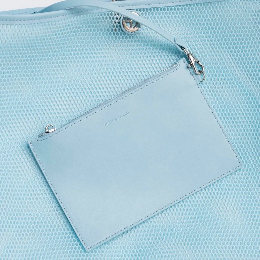 【残り一点】スクエアメッシュトートバッグ