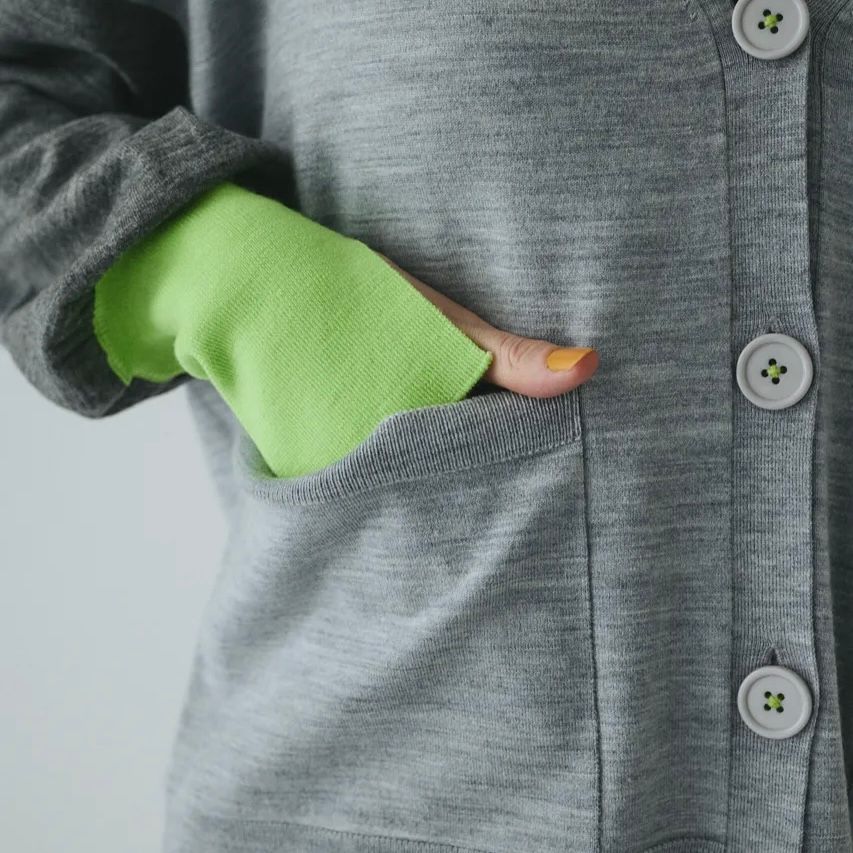 【残り一点】Bicolor Knit Cardigan