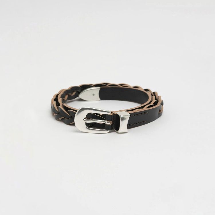 【残りわずか】2cm Braided Belt(BLACK)