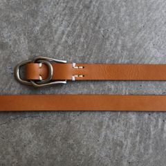 【残りわずか】Double Buckle Leather Belt