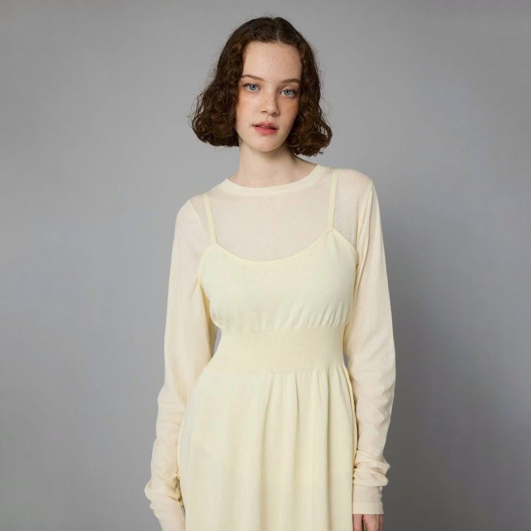 【残り一点】Waist Shape Knit Dress