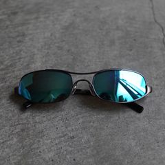 【残り一点】Blue Wire Frame Sunglasses