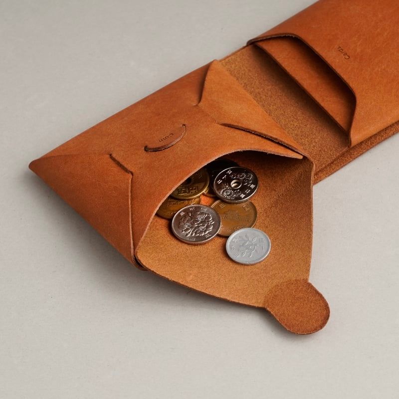 【残り一点】Seamless Short Wallet(VAQUETA LEATHER)