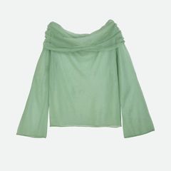 【残り一点】Sheer Off Shoulder Knit