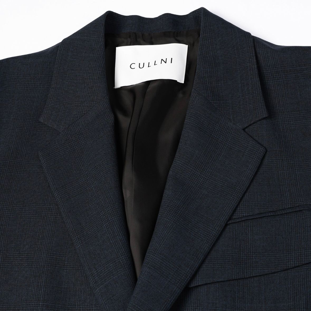 【残り一点】Glen Check Zip Pocket Tailored Jacket