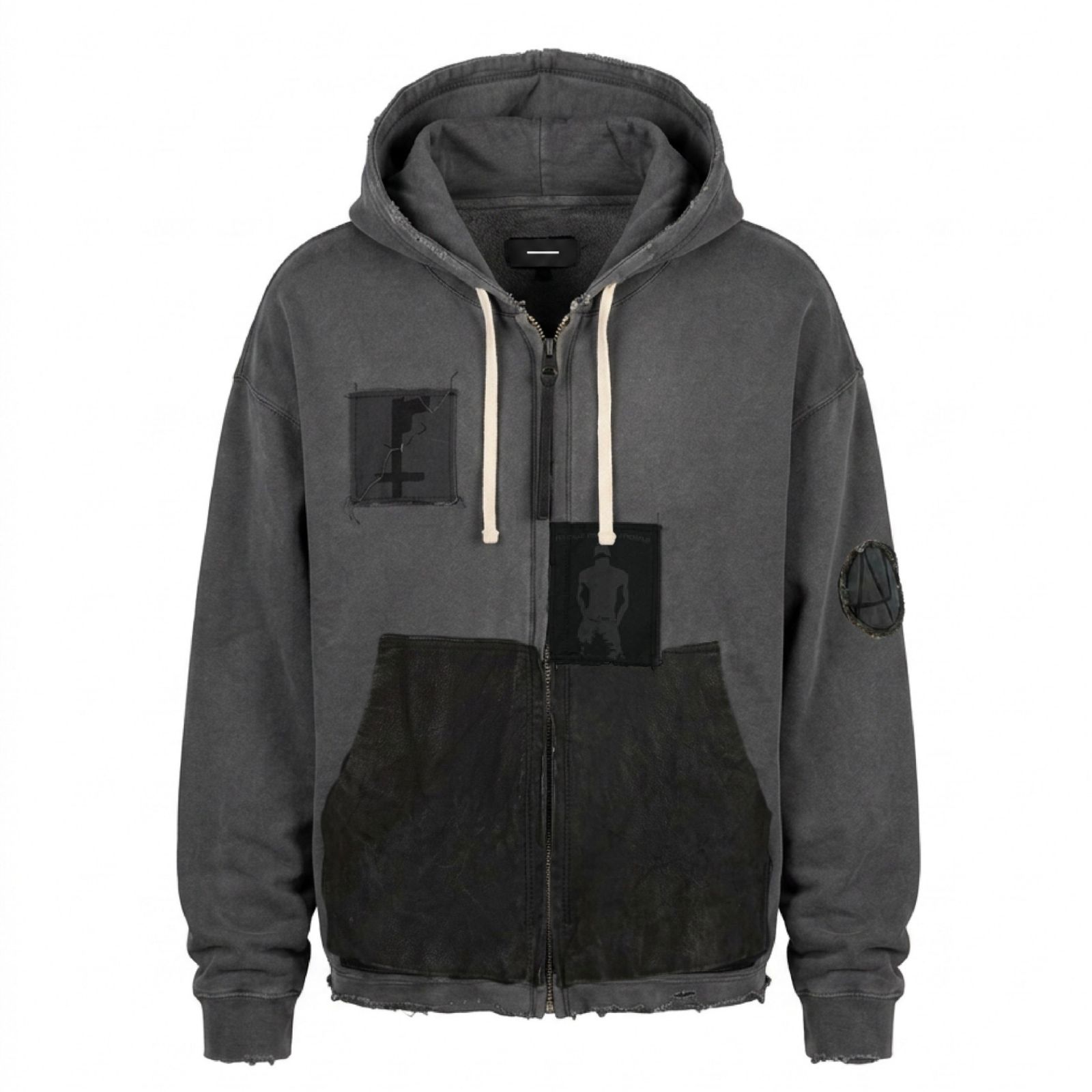 【残り一点】Bootleg Zip Up Hoodie With Patched(MIN)