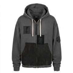 【残り一点】Bootleg Zip Up Hoodie With Patched(MIN)