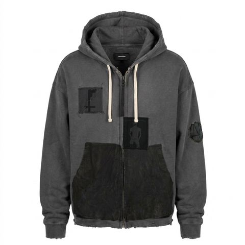 【残り一点】Bootleg Zip Up Hoodie With Patched(MIN)