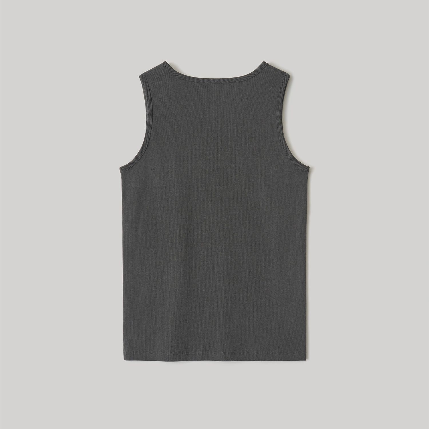 【残り一点】Dyed Ribbed Scoop Neck Tank