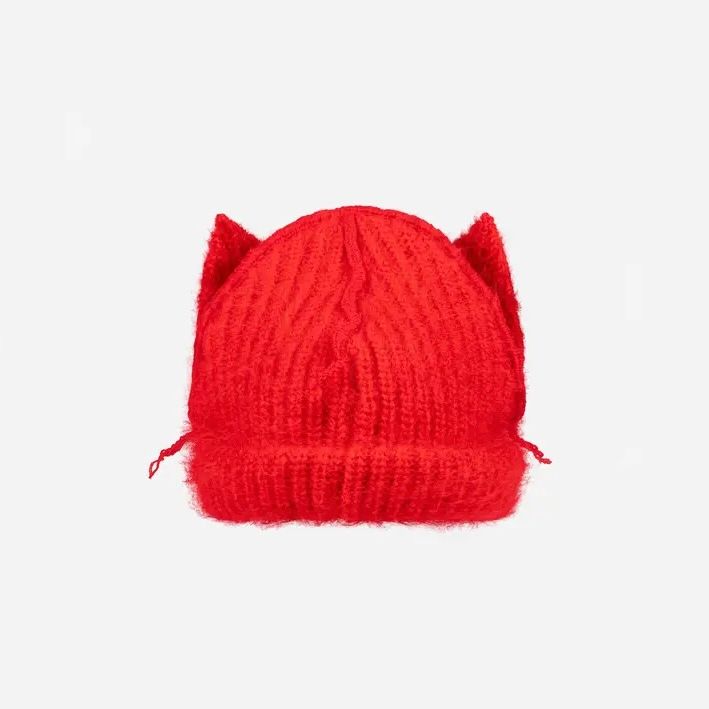 【残り一点】Mohair Chunky Ears Beanie