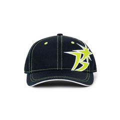 【残り一点】B Logo Contrast Stitch 6-Panel Cap