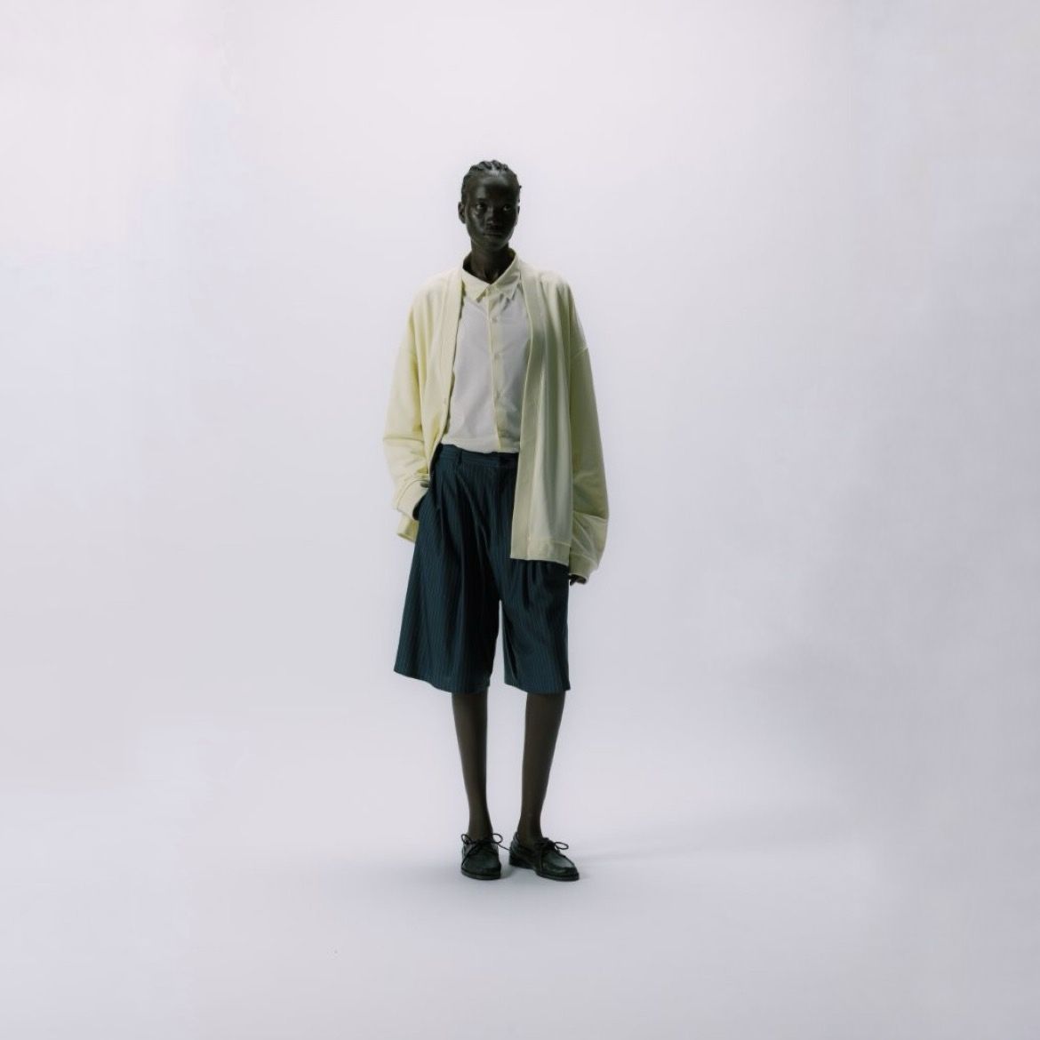 【残り一点】36G Silk Stripe Shorts
