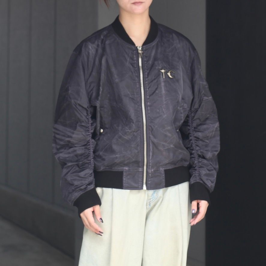 【残り一点】Jamong Two Tone Washed Ma-1 Jacket