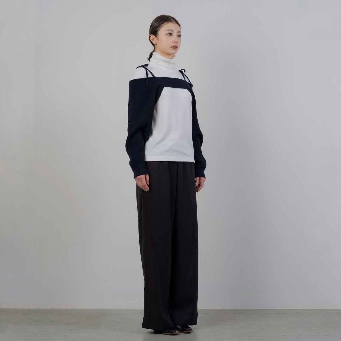 【残り一点】Washable Wool Dia Suit Off Shoulder Sleeves