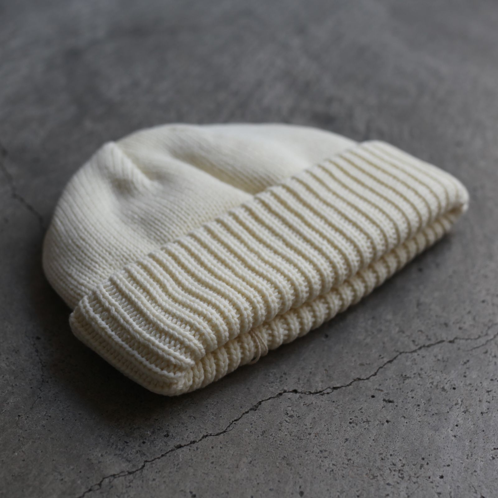【残りわずか】Knit Cap(WHITE)