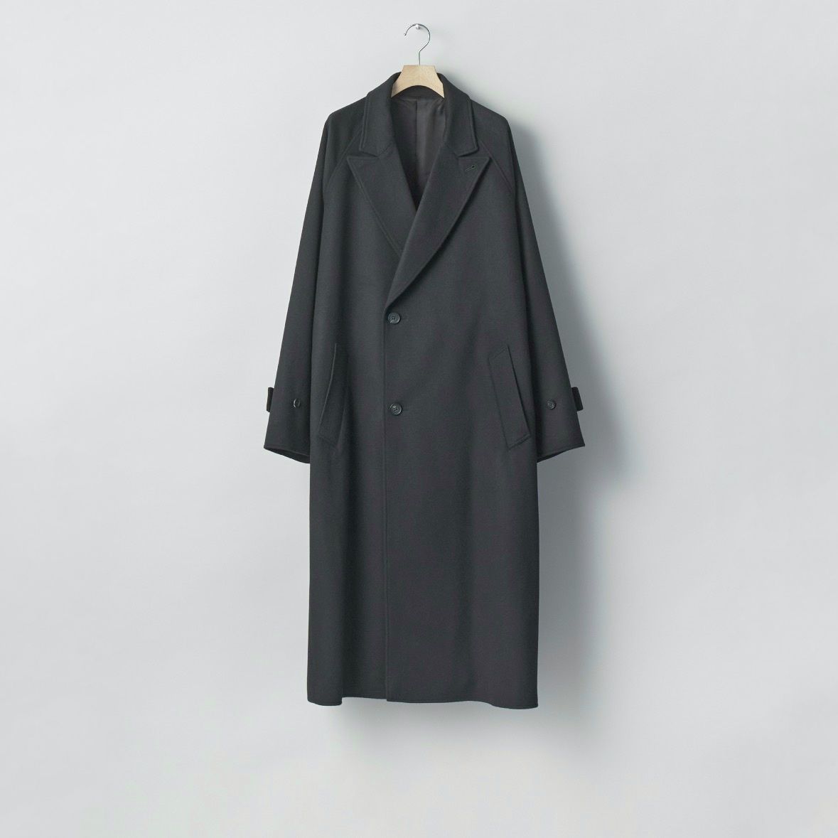 【残りわずか】Wool Cashmere Oversized Peak Lapel Chester Coat