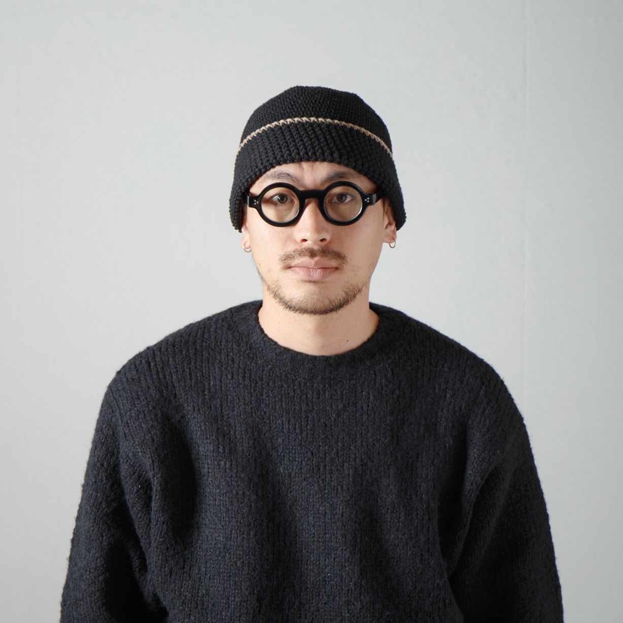 【残り一点】Hand Knit Crusher Cap