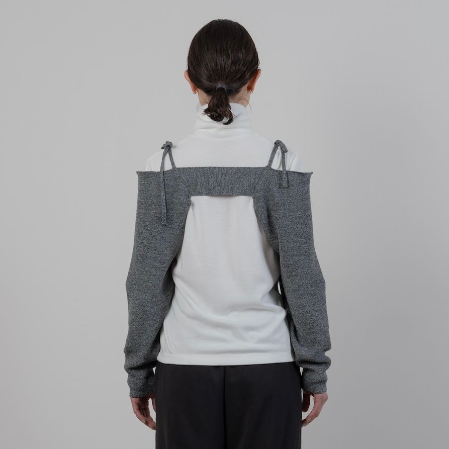 【残り一点】Washable Wool Dia Suit Off Shoulder Sleeves