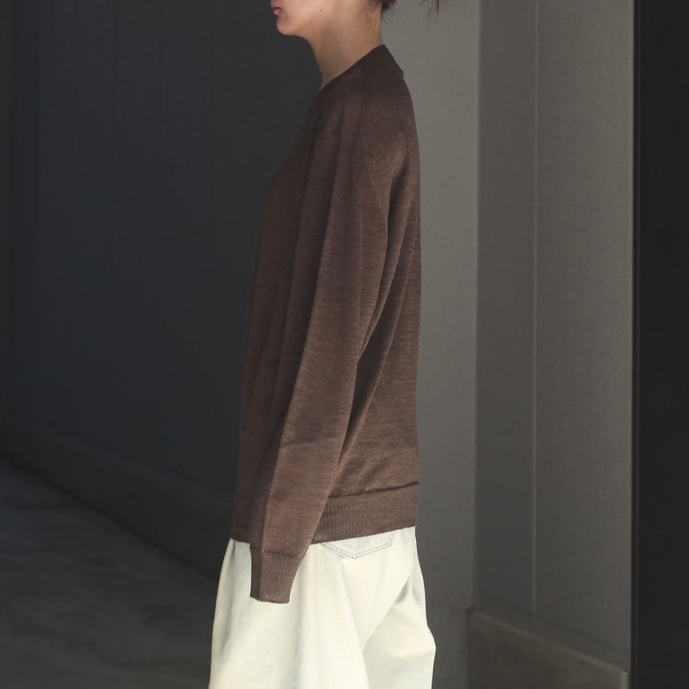 【残り一点】Wholegarment Wool Sheer P/O