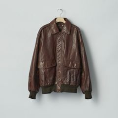 【残りわずか】Cow Leather Vintage Flight Jacket