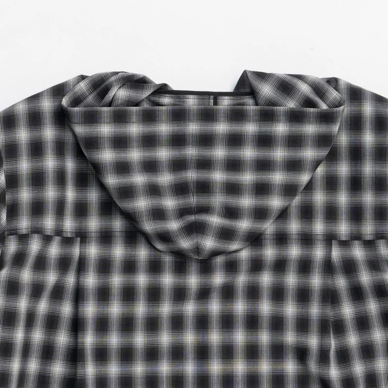 【残り一点】Hoodie Check Shirt