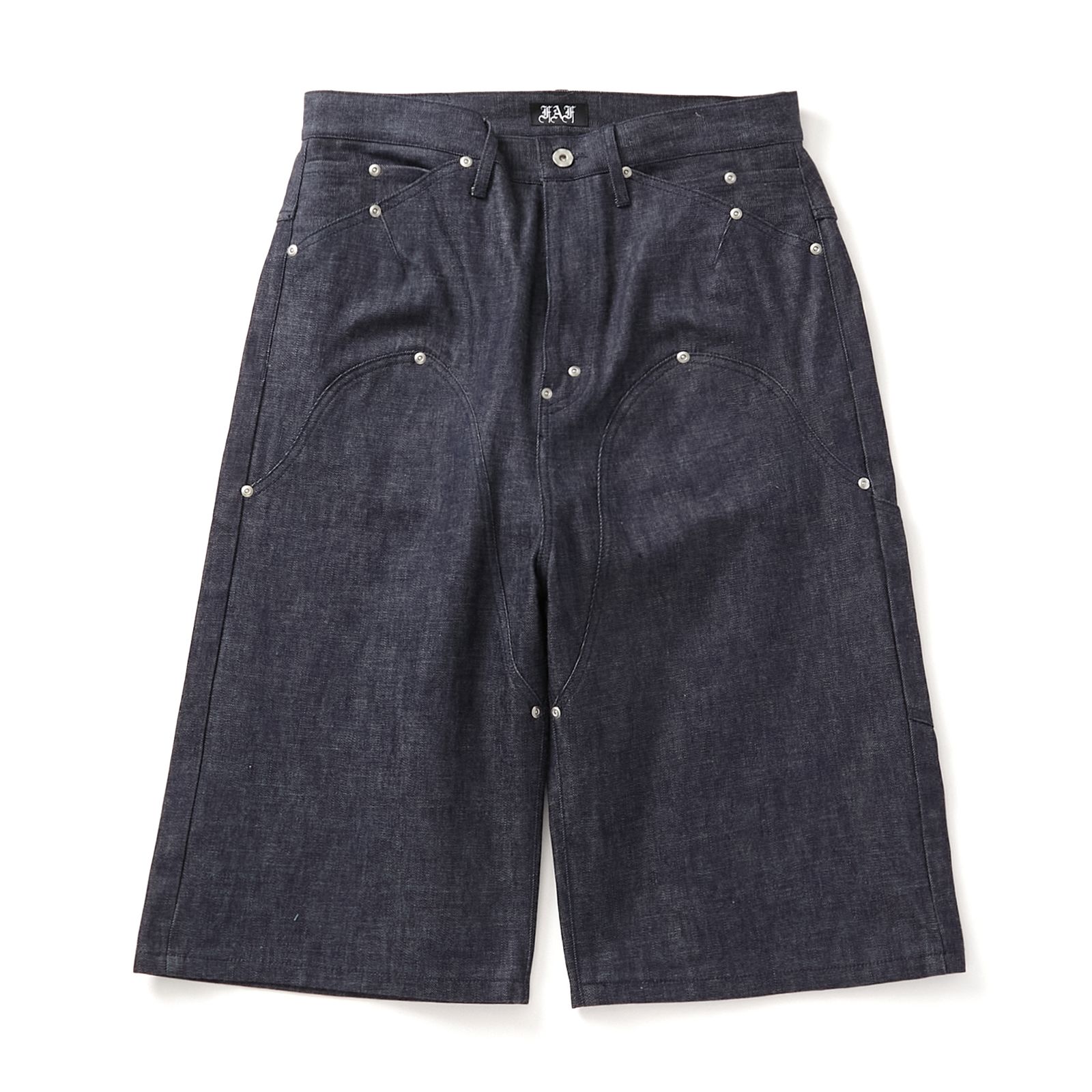 【残り一点】Newcommune Baggy Denim Shorts Rigid
