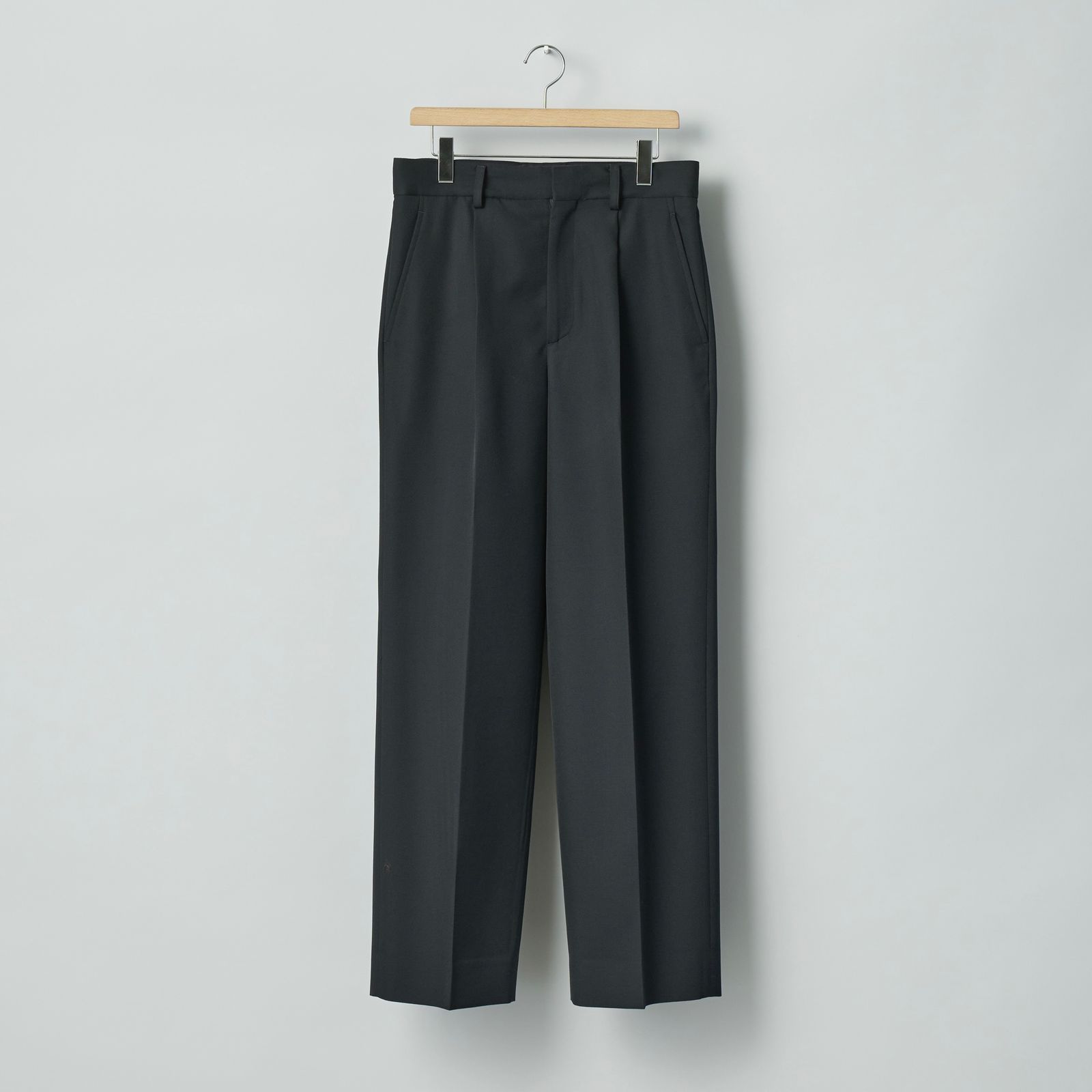 【残り一点】Wool Kersey Straight Trousers