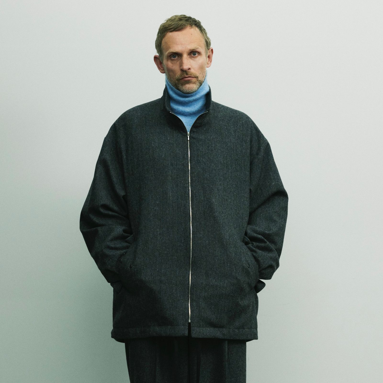 stein - 【残りわずか】Melton Zip Half Coat | ACRMTSM ONLINE