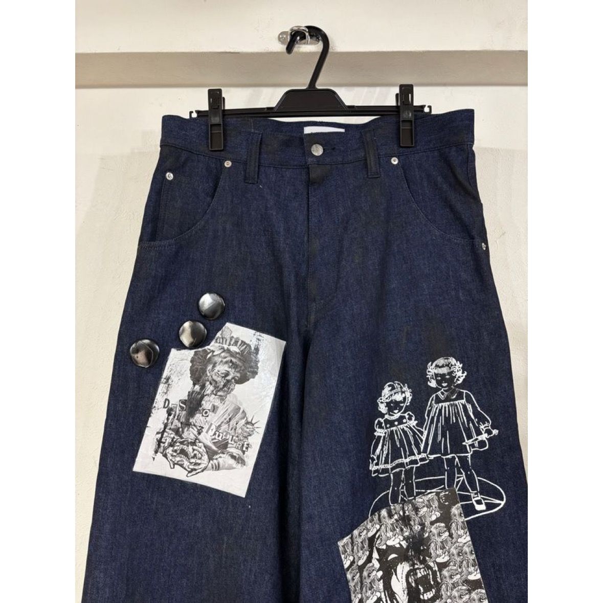 【残り一点】Paper Bonding Rubber Coating Denim Pants