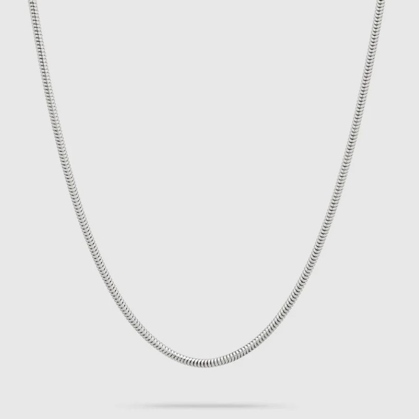 【残り一点】Snake Chain Slim(SILVER)