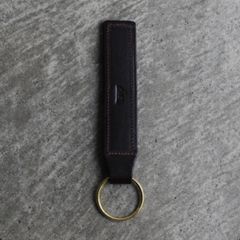【残りわずか】Large Plain Stitched Key Fobs(HAVANA)