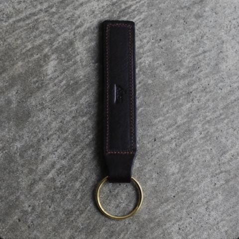 【残りわずか】Large Plain Stitched Key Fobs(HAVANA)