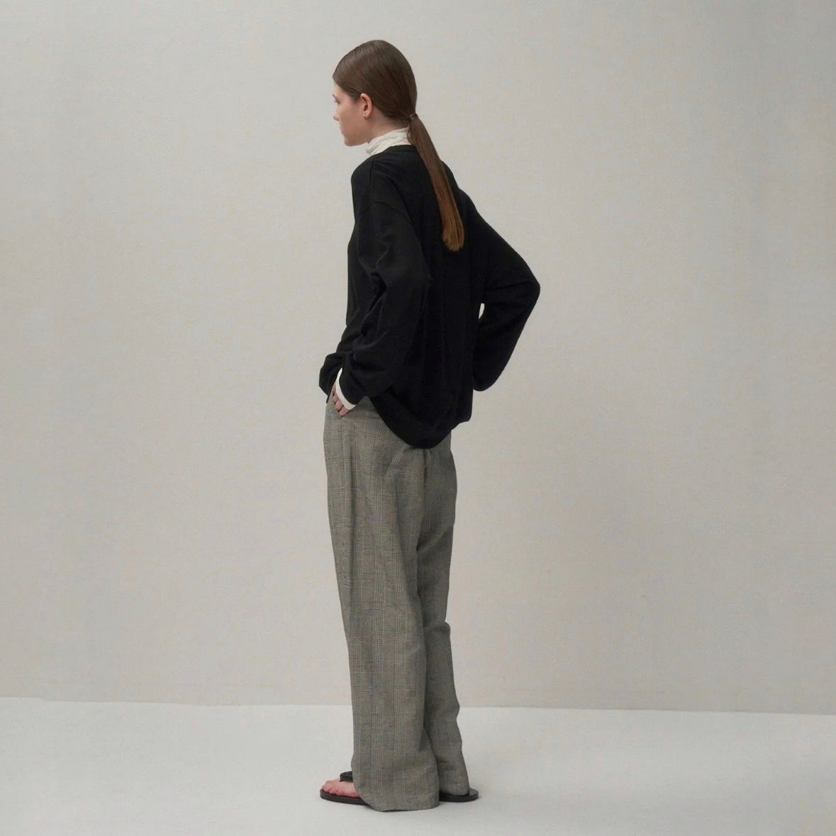 【残り一点】Suvin Double Jersey Crewneck Pullover