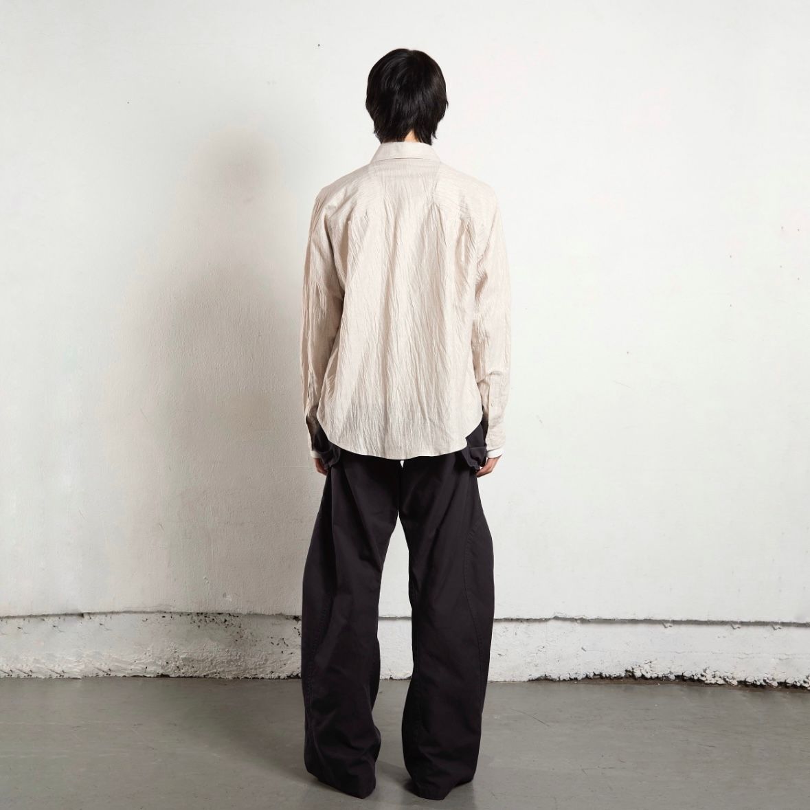 【残り一点】Plaid Panelled Utility Shirt