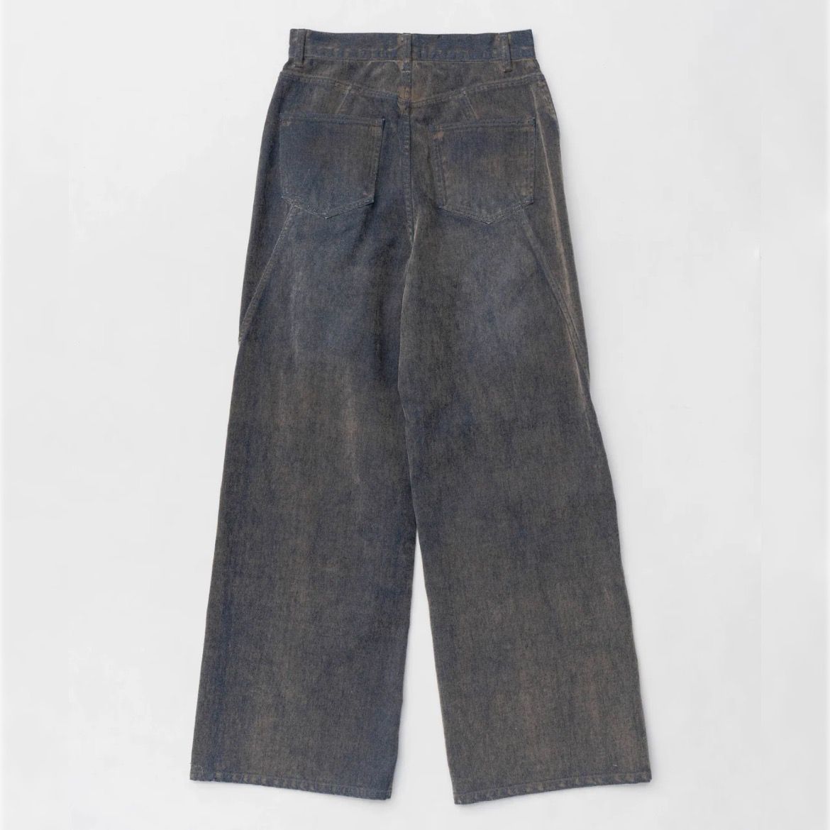 【残り一点】Wide Straight Flocking Denim Pants