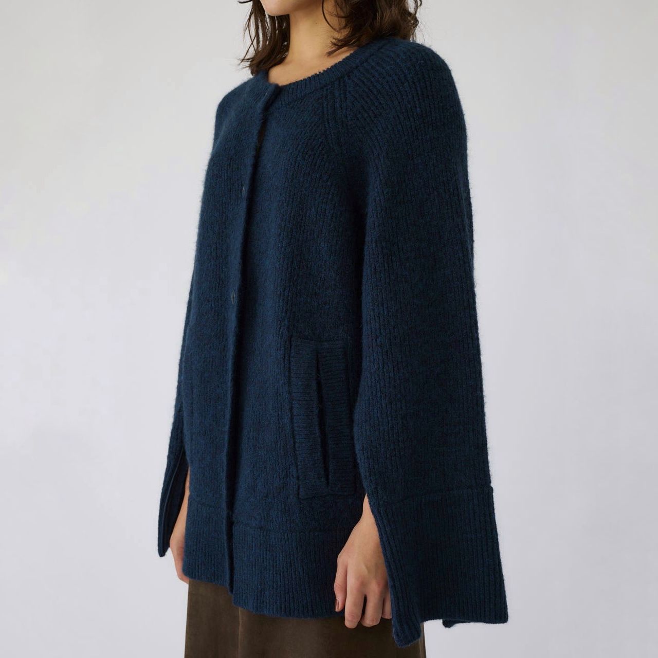 【残り一点】Poncho Like Raglan Knit C/D