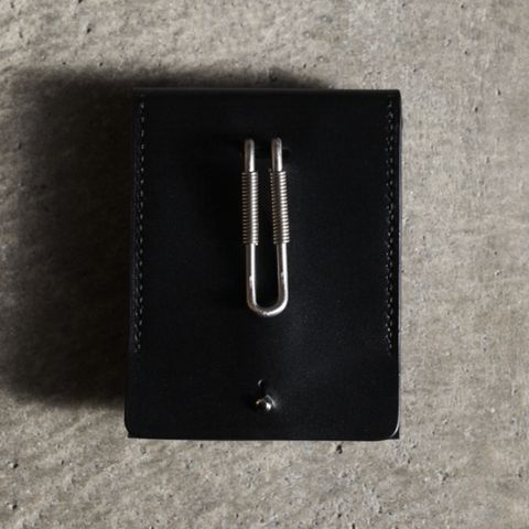 【残りわずか】Coil Spring Money Clip & Coin Case(HUGHES_COW)