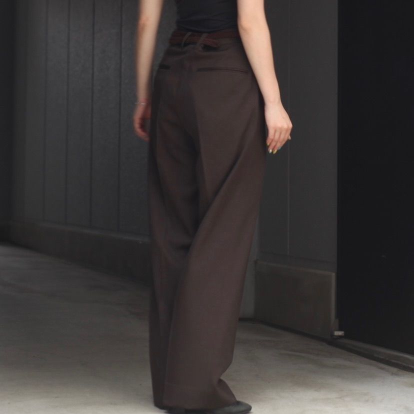 ssstein WIDE STRAIGHT TROUSERS OFF Mサイズ ssstein(シュタイン)/EXTRA WIDE TROUSERS/DARK BEIGE 通販