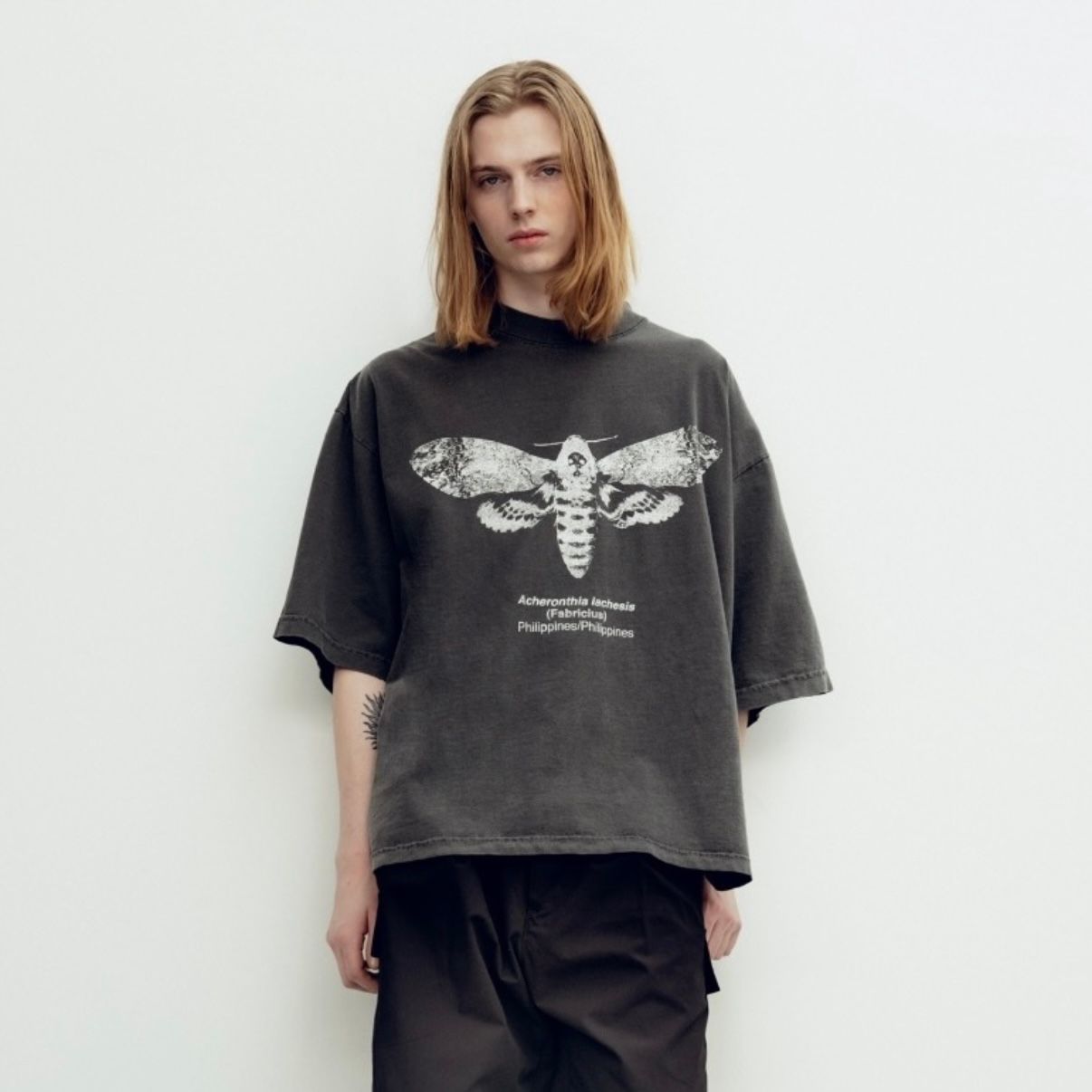 トップス ESSEY Pigment Dropshoulder T-shirt ESSAY - 【残り一点】Pigment Dropshoulder T-Shirt | ACRMTSM