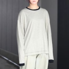 【残り一点】32G Wool Stripe LS Tee