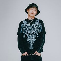 【残り一点】Skull Wing Logo Tee
