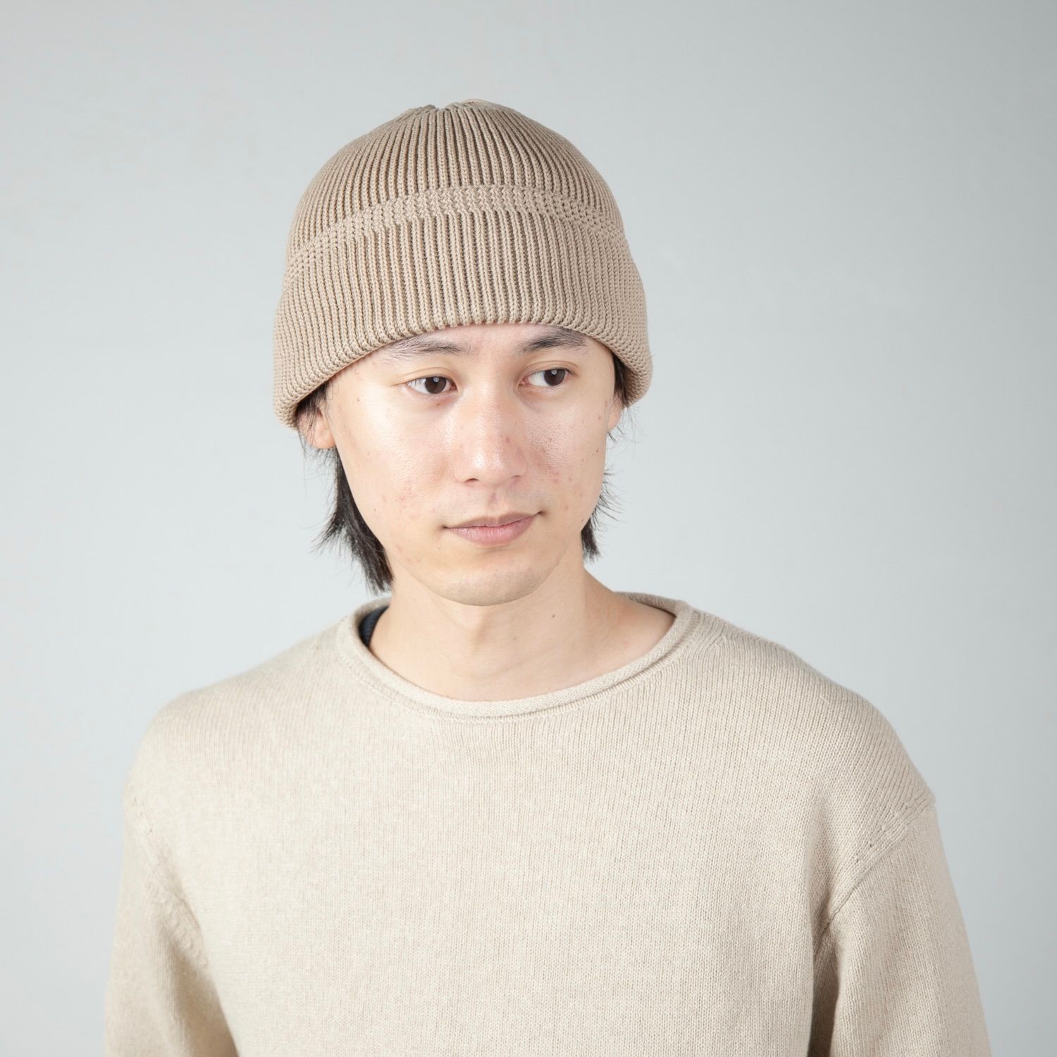 【残り一点】Cotton Acrylic Knit Beanie