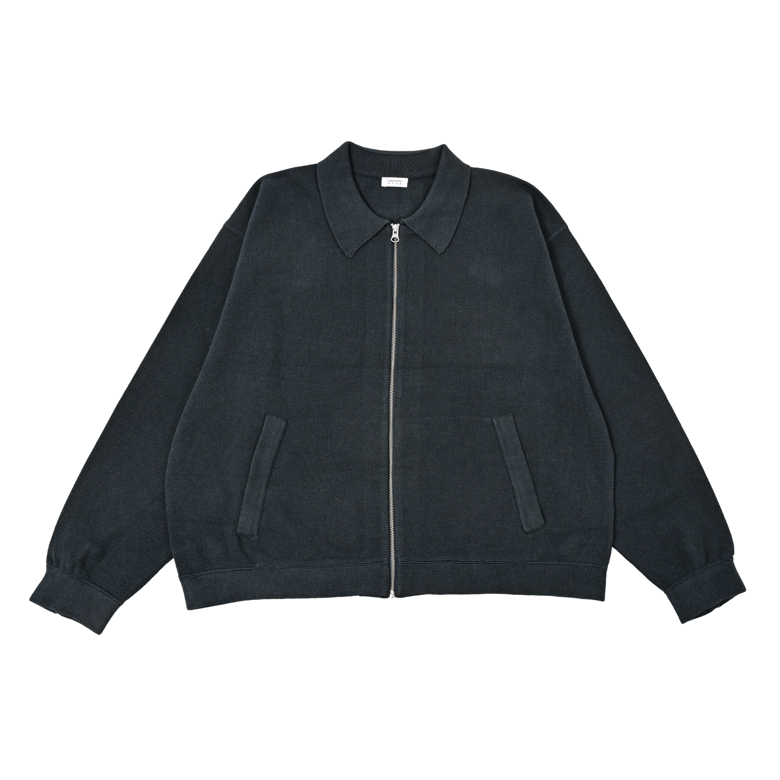 【残り一点】Moss Stitch Zip Blouson