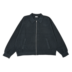 【残り一点】Moss Stitch Zip Blouson