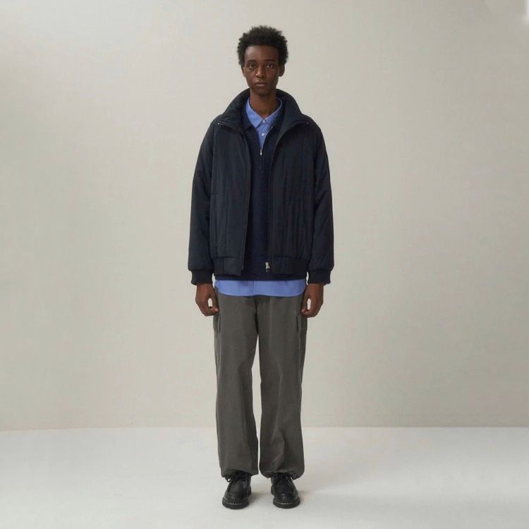 【残り一点】Mat Airly Nylon Wool Padded Stand Jacket
