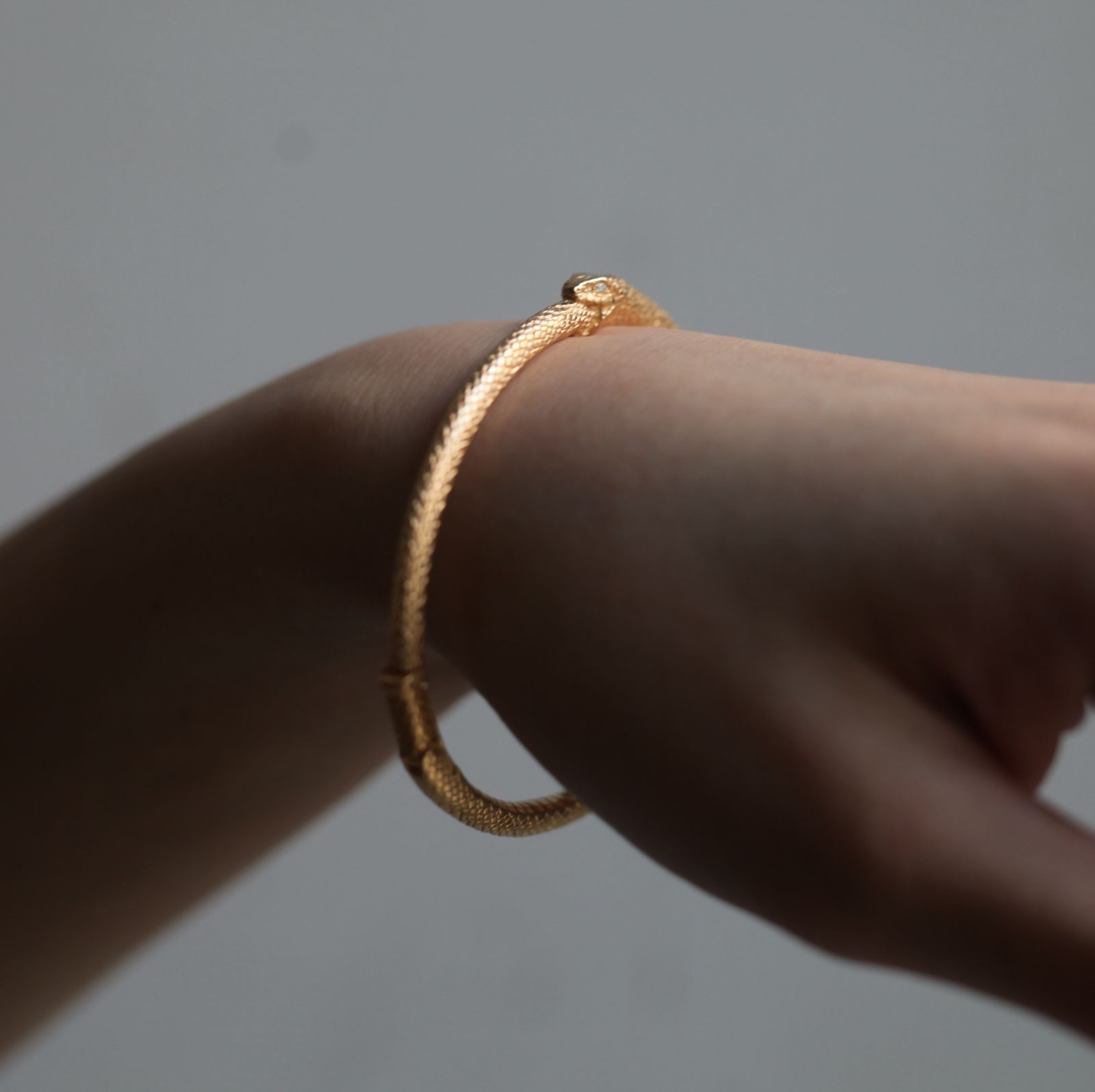 【お取り寄せ注文可能】ウロボロスバングル(GOLD)