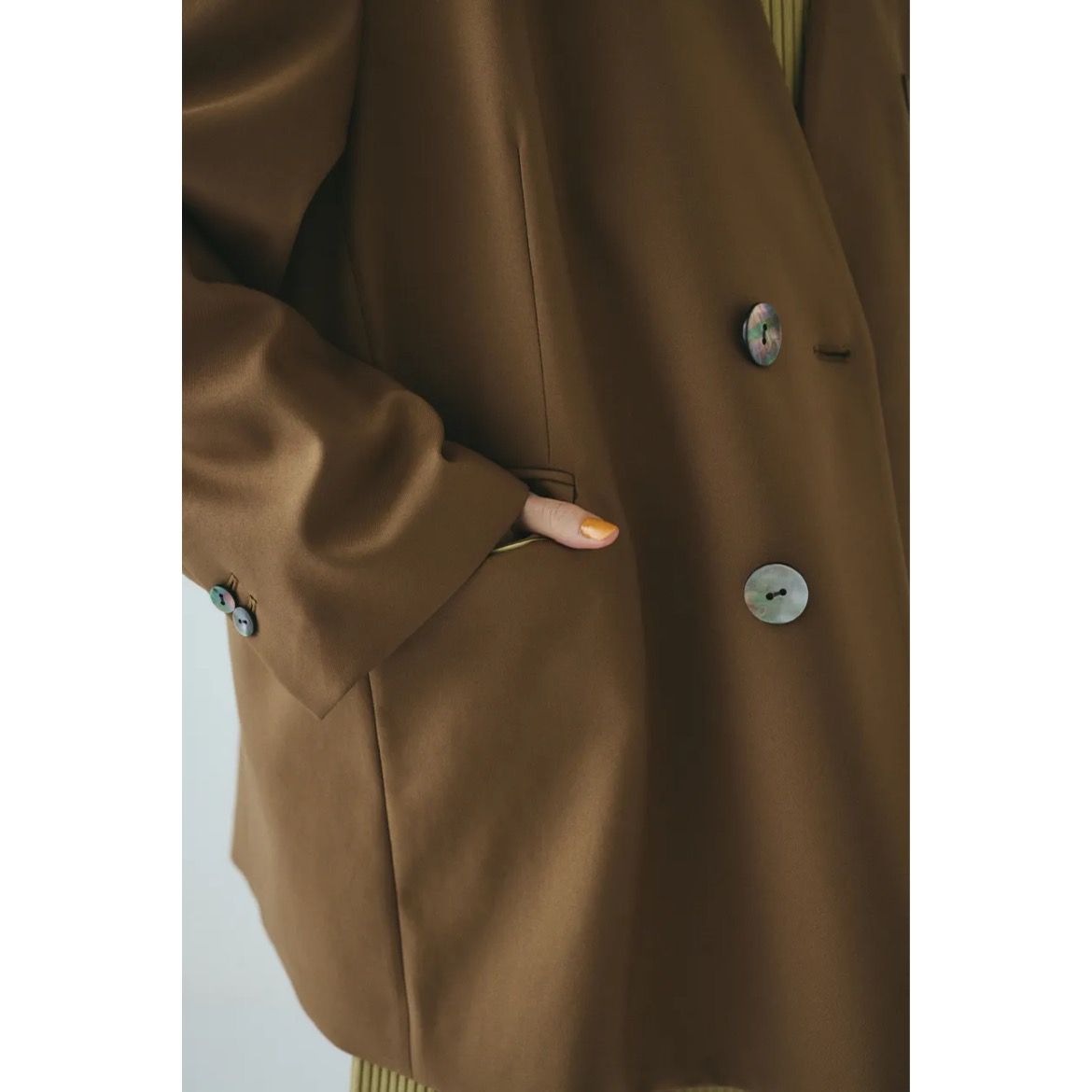 【残り一点】No Collar Over Jacket